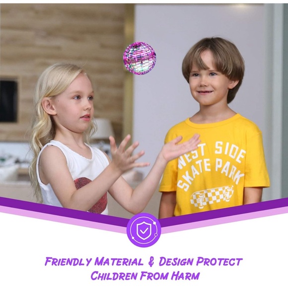 FLYNOVA Flying Ball Toys,Magic Hover Orb with Lights,Boomerang Spinner Drone - Picture 6 of 9